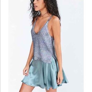 Silence + Noise Shine Sweater Knit Tank